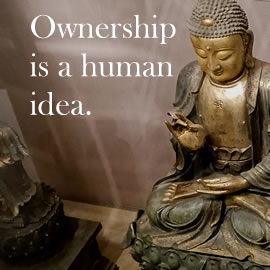 Ownership is a human idea.